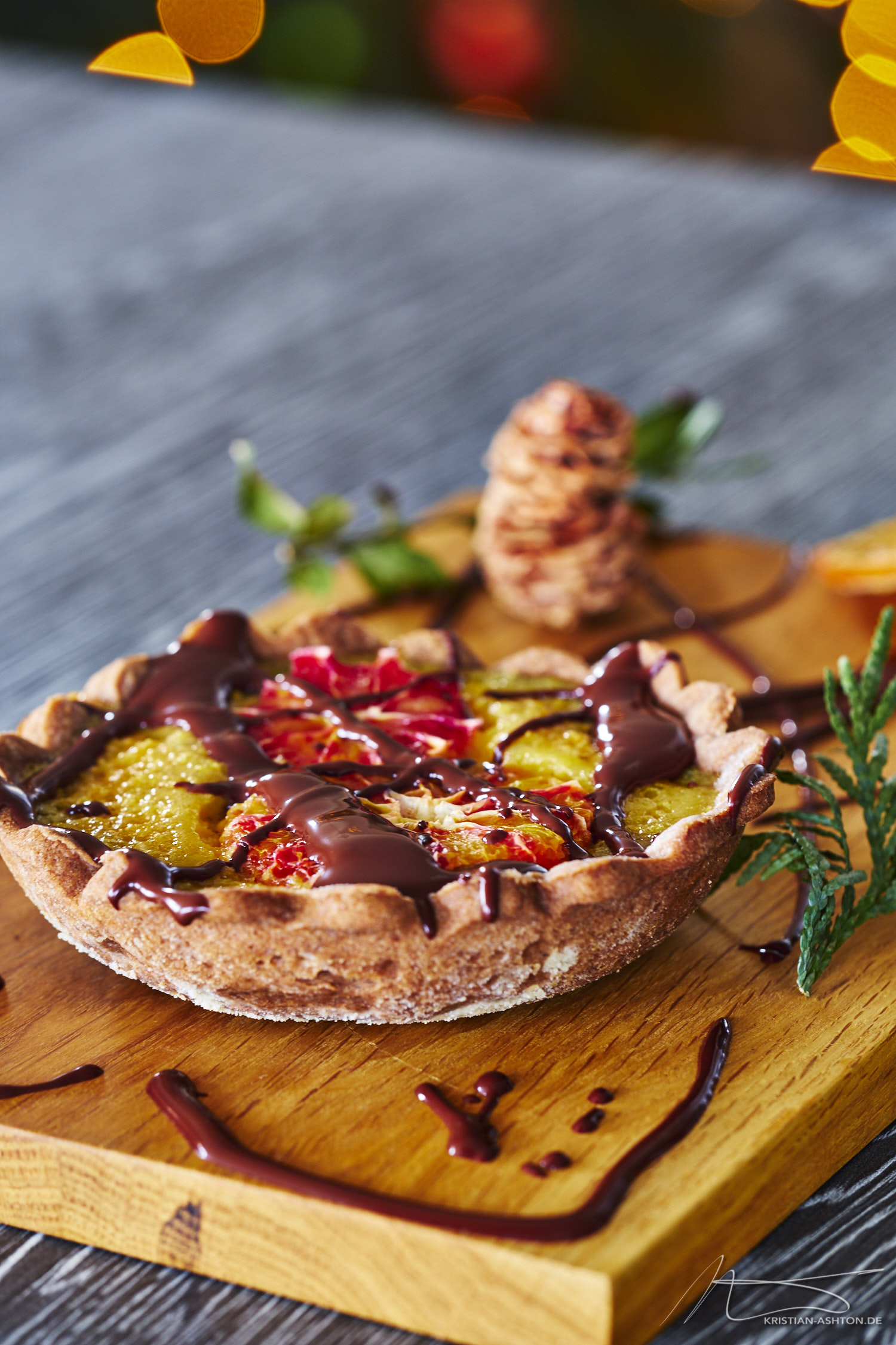 Blutorangen-Creme-T&ouml;rtchen